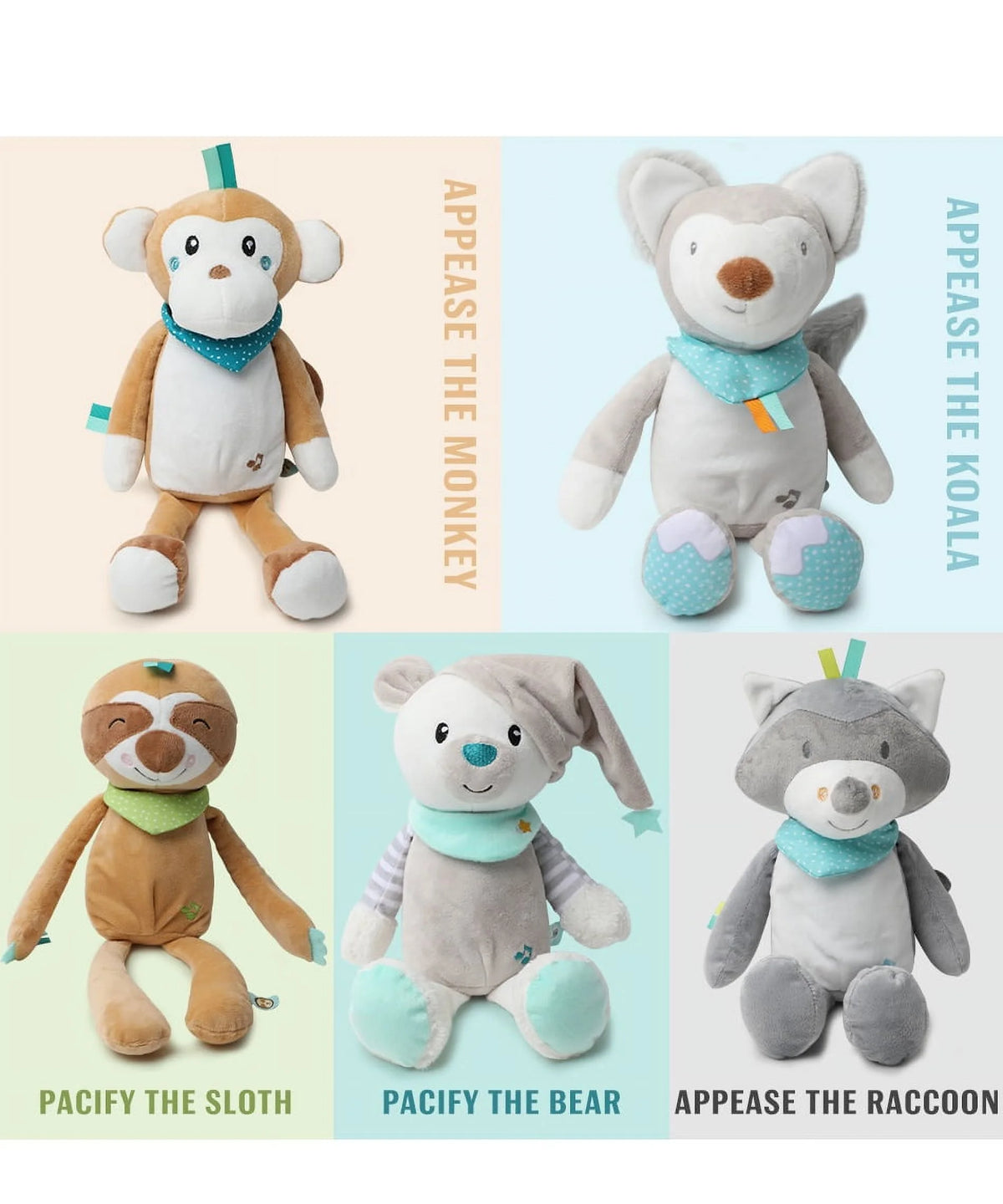 Stuffed Animal LED Night Lamp Plush Toy M1600