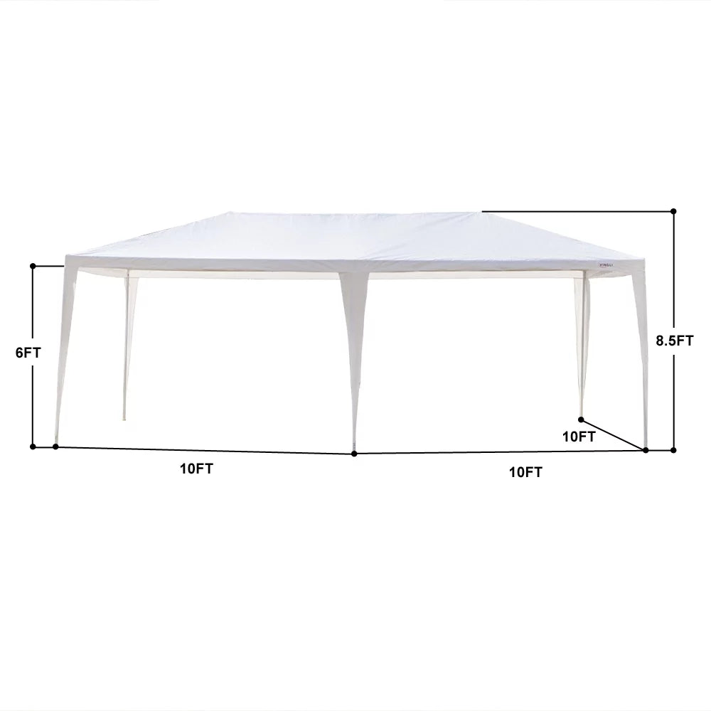10'x 20' Party Tent Canopy with 6 Sidewalls G82972
