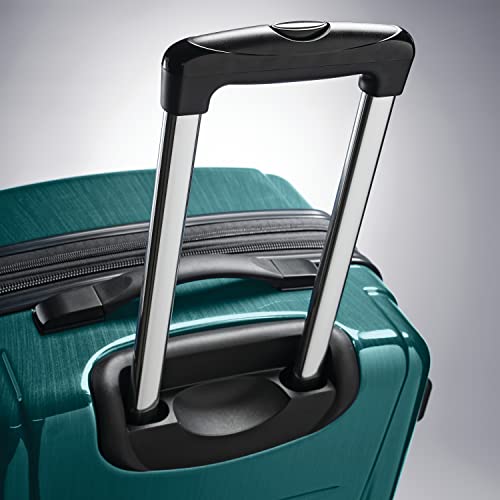 Brushed Anthracite Hardside Expandable Luggage with Spinner Wheels, Checked-Large 28-Inch Z996027