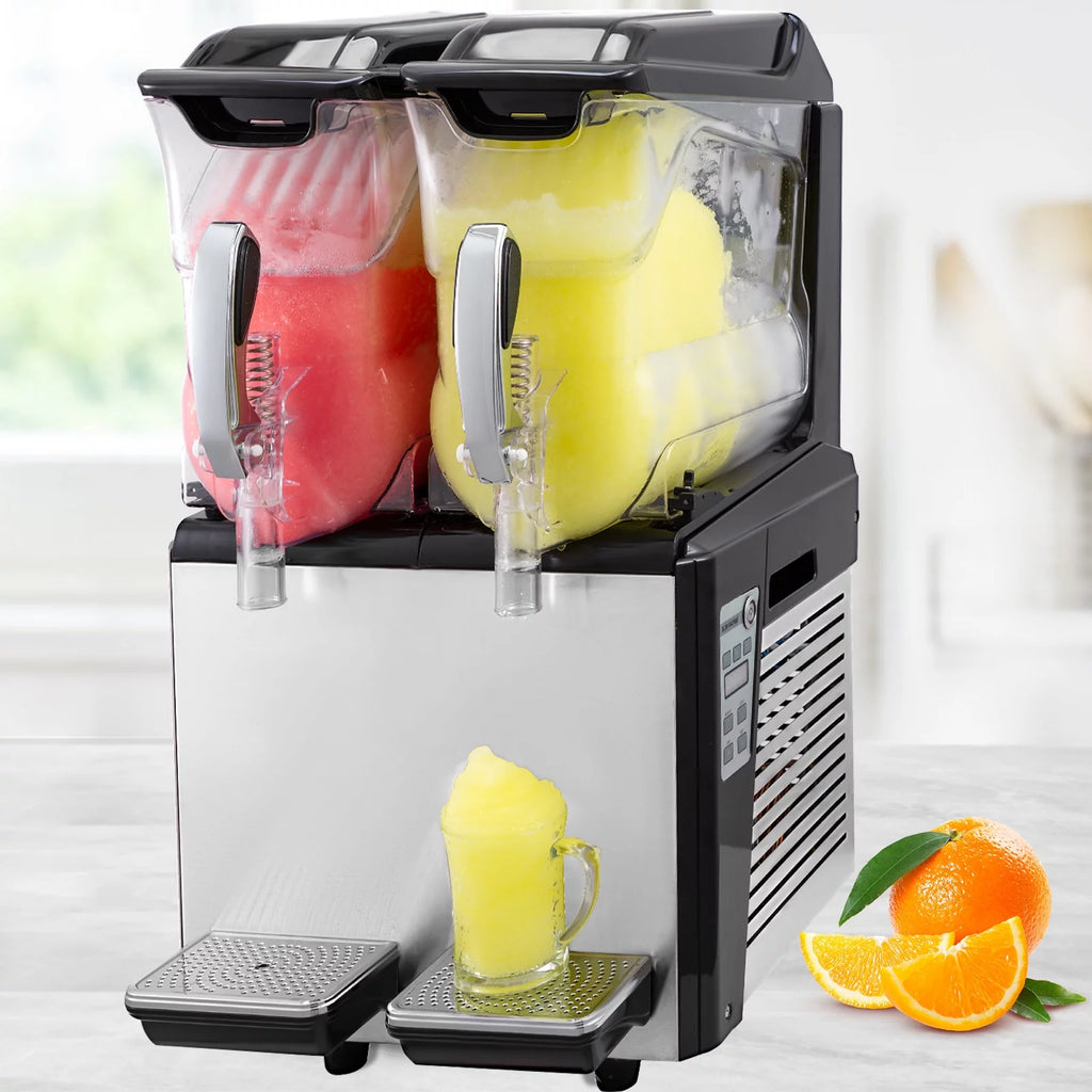 Commercial Slushy Machine Double Tank A183