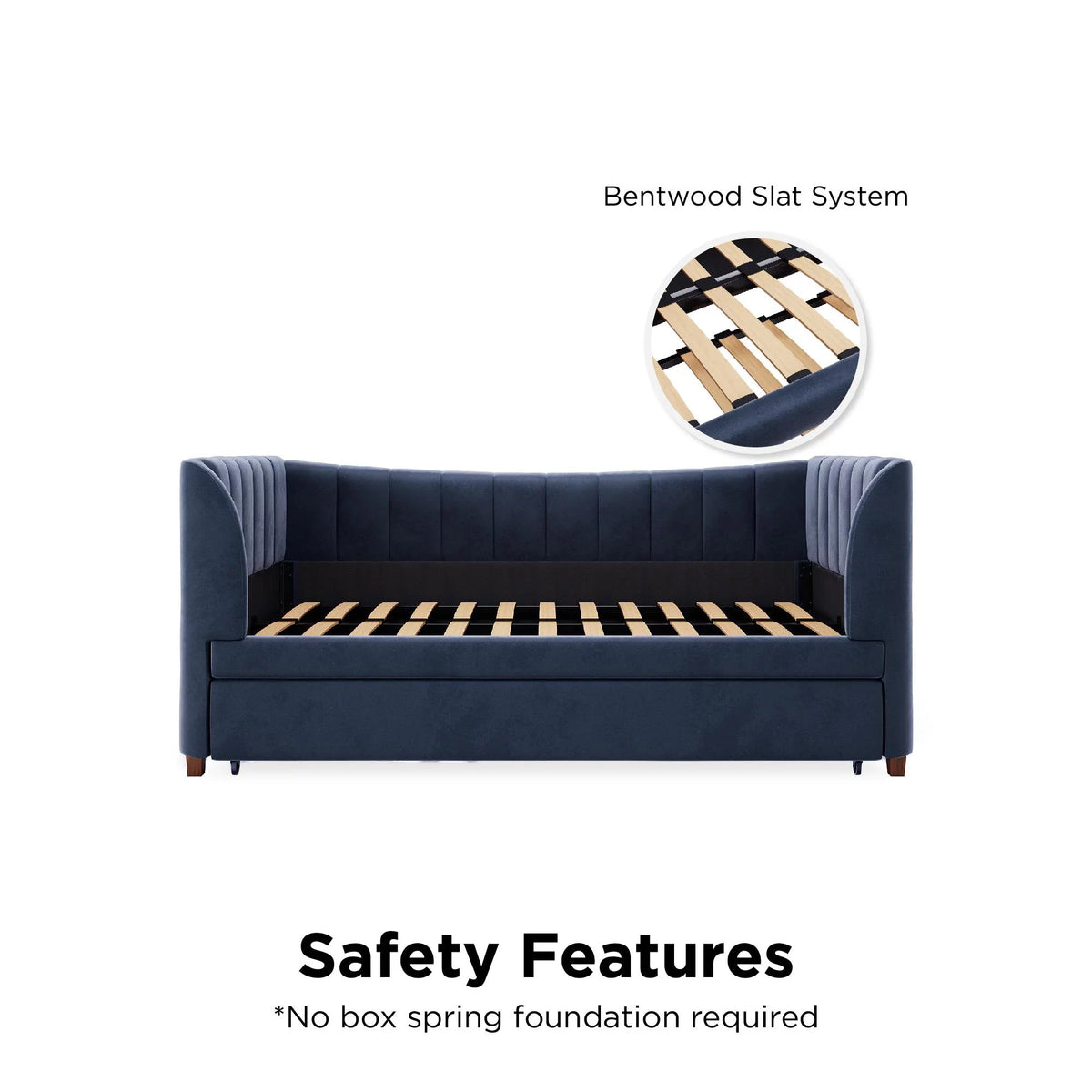 Upholstered Daybed with Trundle L112101