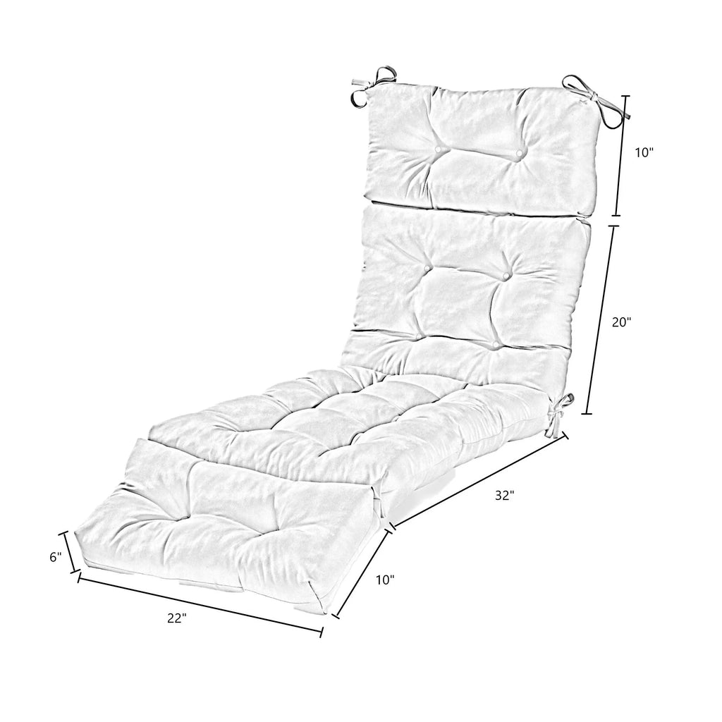 Stone Outdoor Chaise Lounge Chair Cushion E865