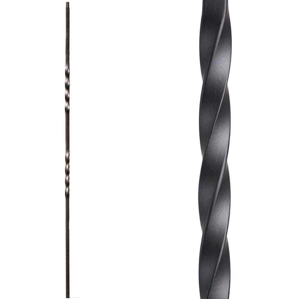 44 in. x 0.5 Double Twist Wrought Iron Baluster Z497838