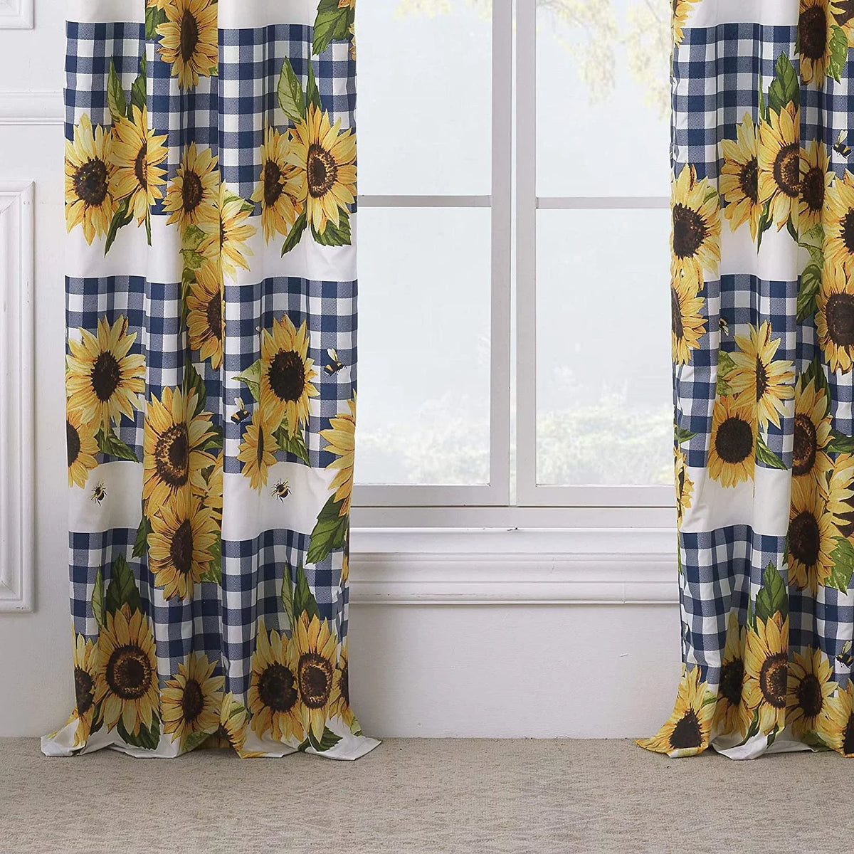 Sunflower Window Panel Pair B849534