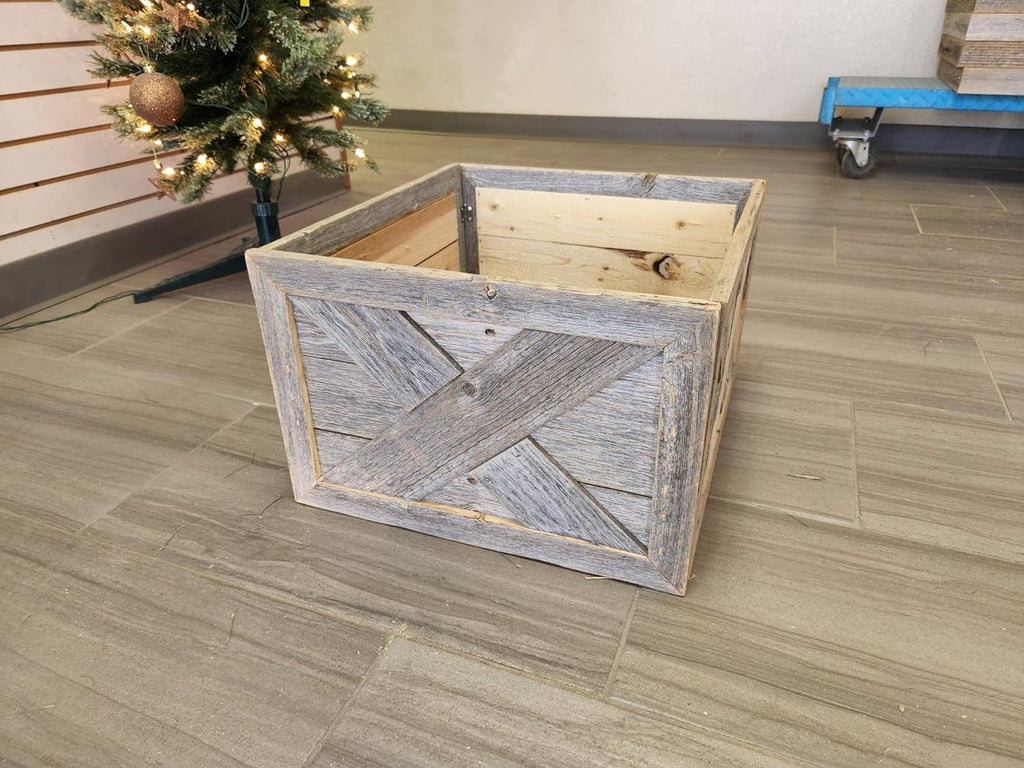 Reclaimed Wood Christmas Tree Collar I903955