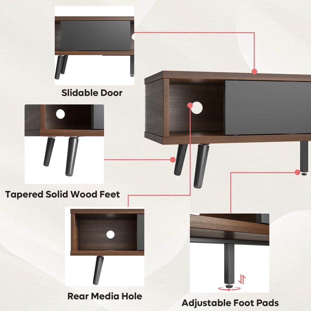 Mid Century Modern TV Stand with Storage G6379