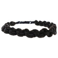 Dark Chocolate Thick Braid Headband Y7545
