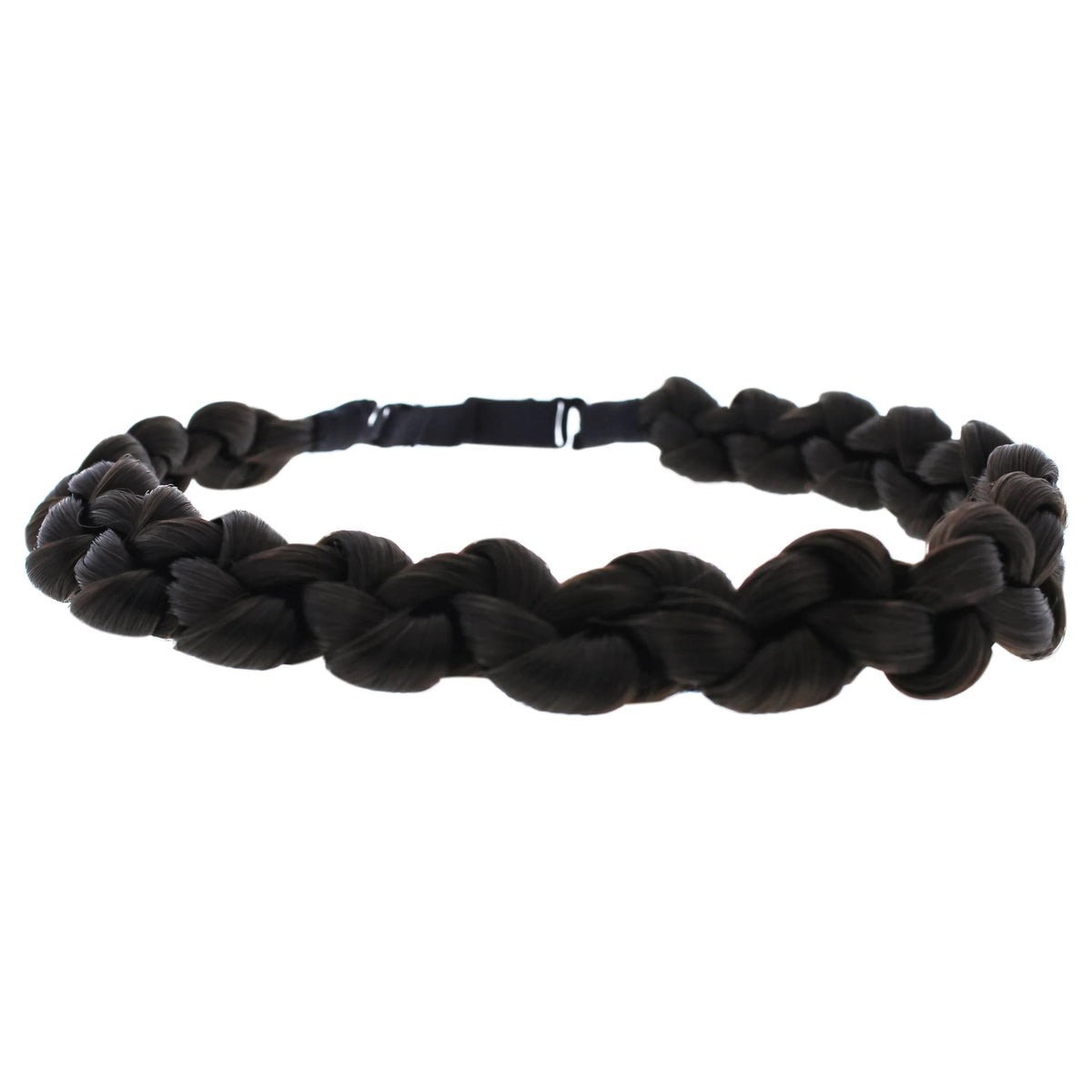 Dark Chocolate Thick Braid Headband Y7545