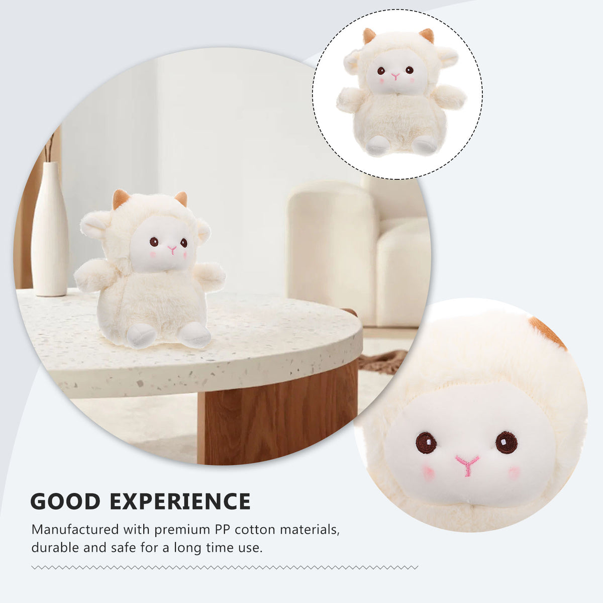 Adorable Stuffed Lamb Dog Chew Toy L686