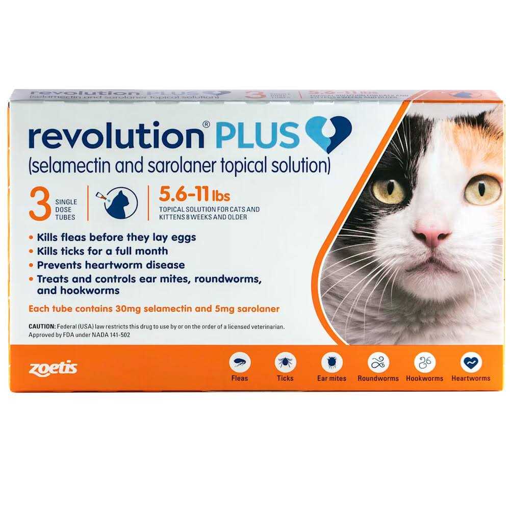 Orange Cat Flea Treatment 5.6 to 11 lb S102816