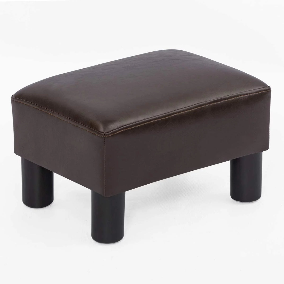 Small Faux PU Leather Rectangular Ottoman O729