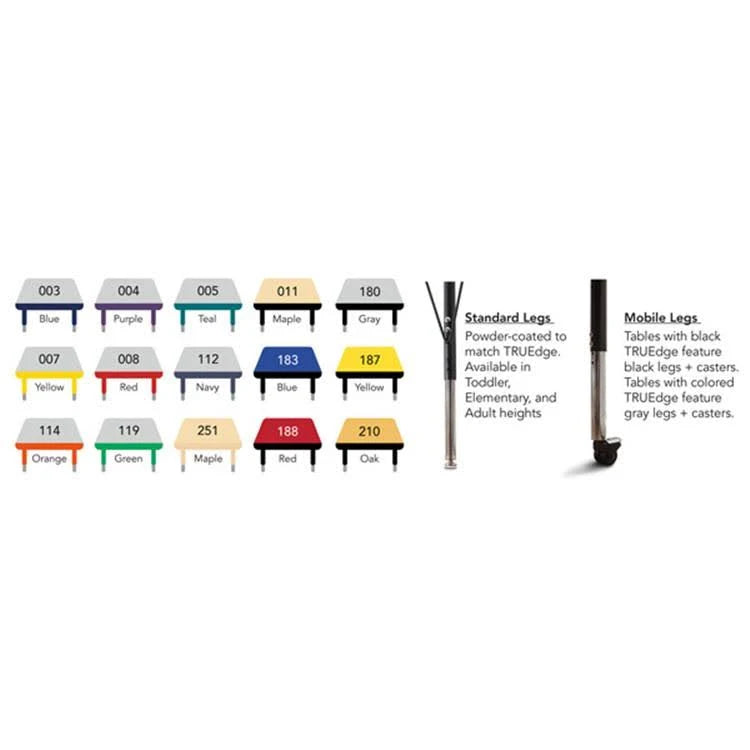 Prism Red Rectangle Activity Table X89398