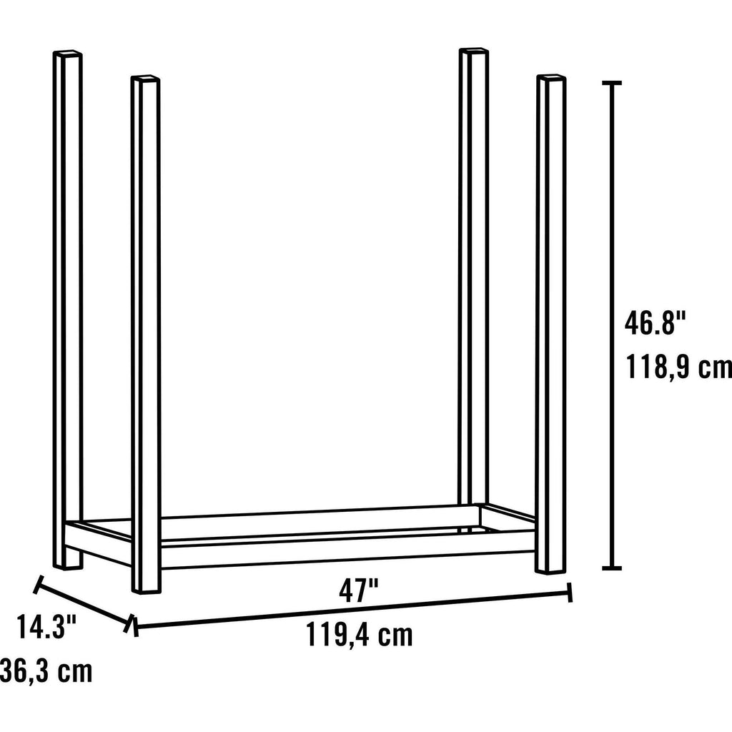 4 ft. Firewood Rack E2891