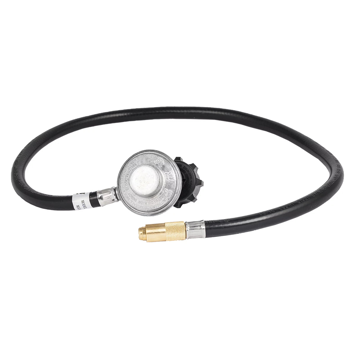 Rubber Propane Griddle Adapter Hose with Regulator U961