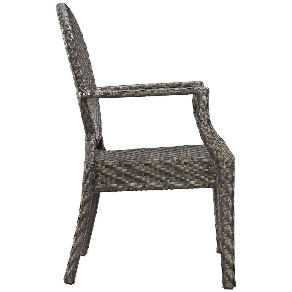 Brown Dining Patio Armchair F4344