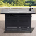 Stainless Steel Propane Fire Pit Table E362100