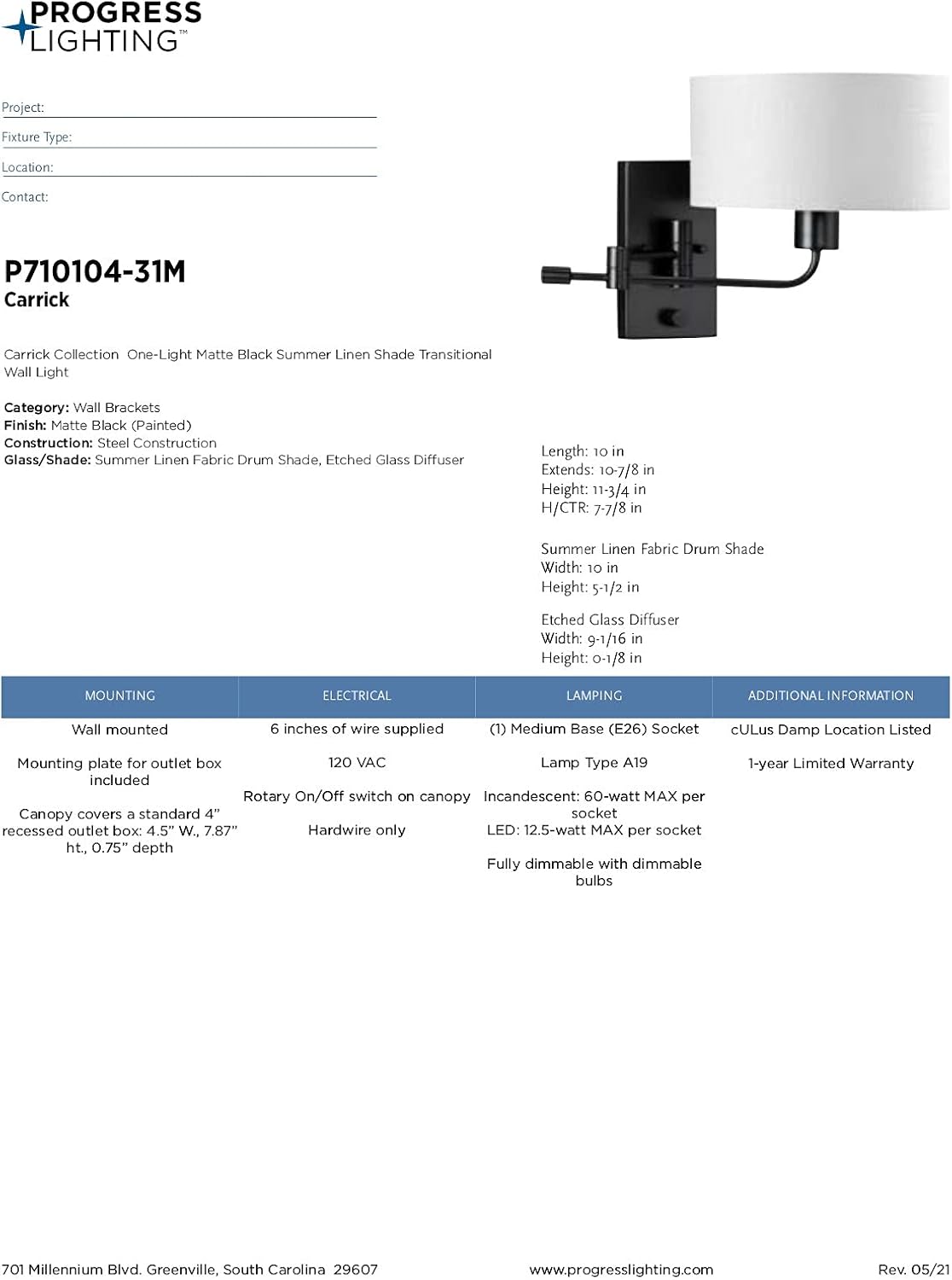 Black Wall Brackets S66293