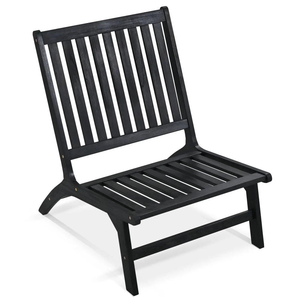 Acacia Solid Wood 4-Piece Outdoor Sofa A677024