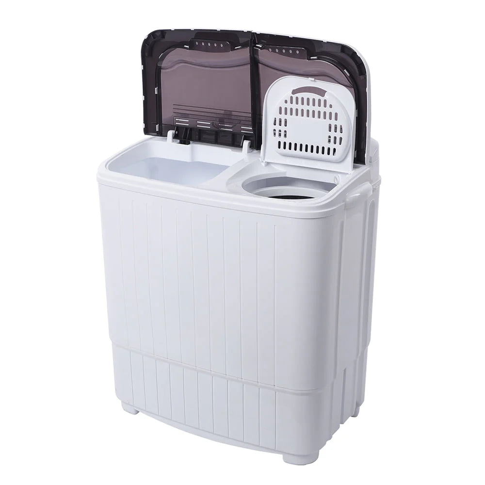 14.3LBS Semi-automatic Compact Twin Tub Washing Machine S2547