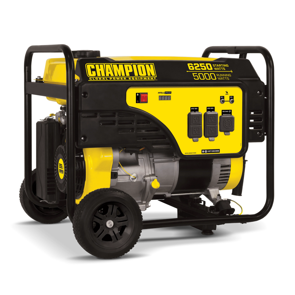 6250/5000 Watts Portable Generator with Wheel Kit Y9481