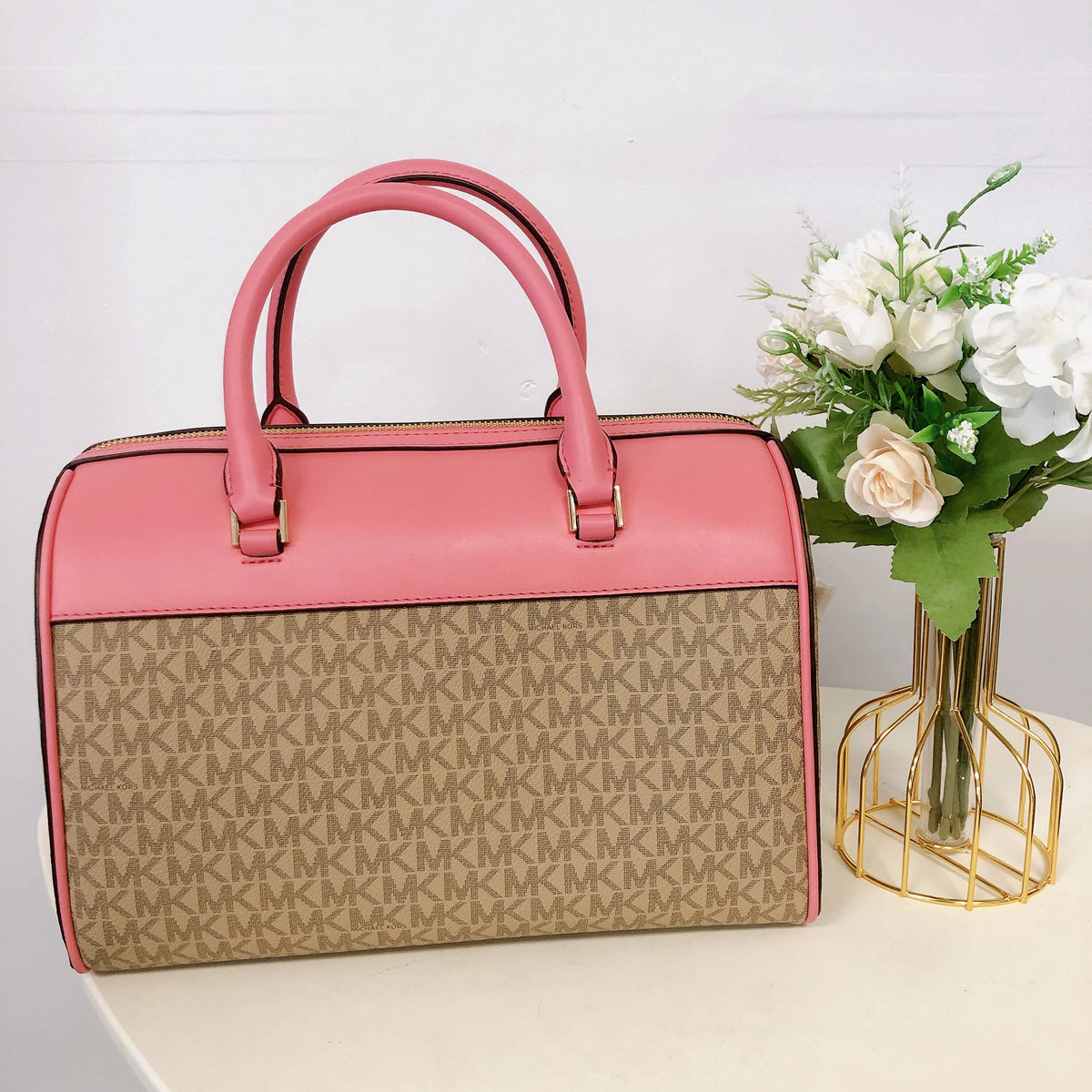 Signature PVC Duffle Crossbody Bag D9046