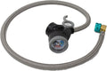 36 Premium Steel Braided Hose Can Tap with Gauge AC Refrigerant Recharge Hose Z5467