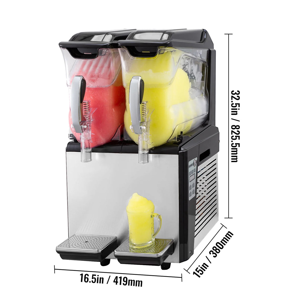 Commercial Slushy Machine Double Tank A183