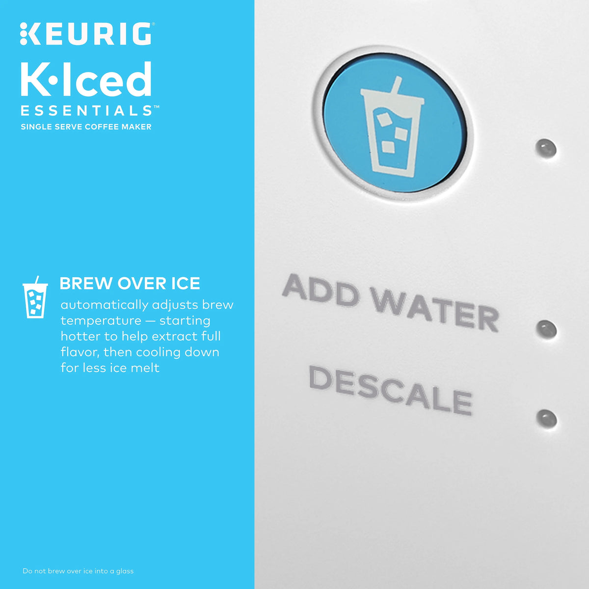White Iced and Hot Single-Serve Coffee Maker V873