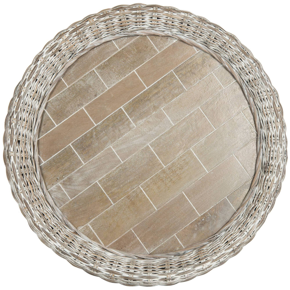 Grey Wood Top Coffee Table T199486
