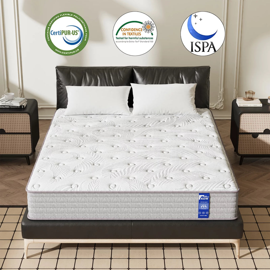 12 Full Size Gel Memory Foam Pocket Spring Mattress Z884845