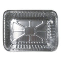 Aluminum Closeable Containers 2.25 lb Oblong Silver 500/Carton W3776