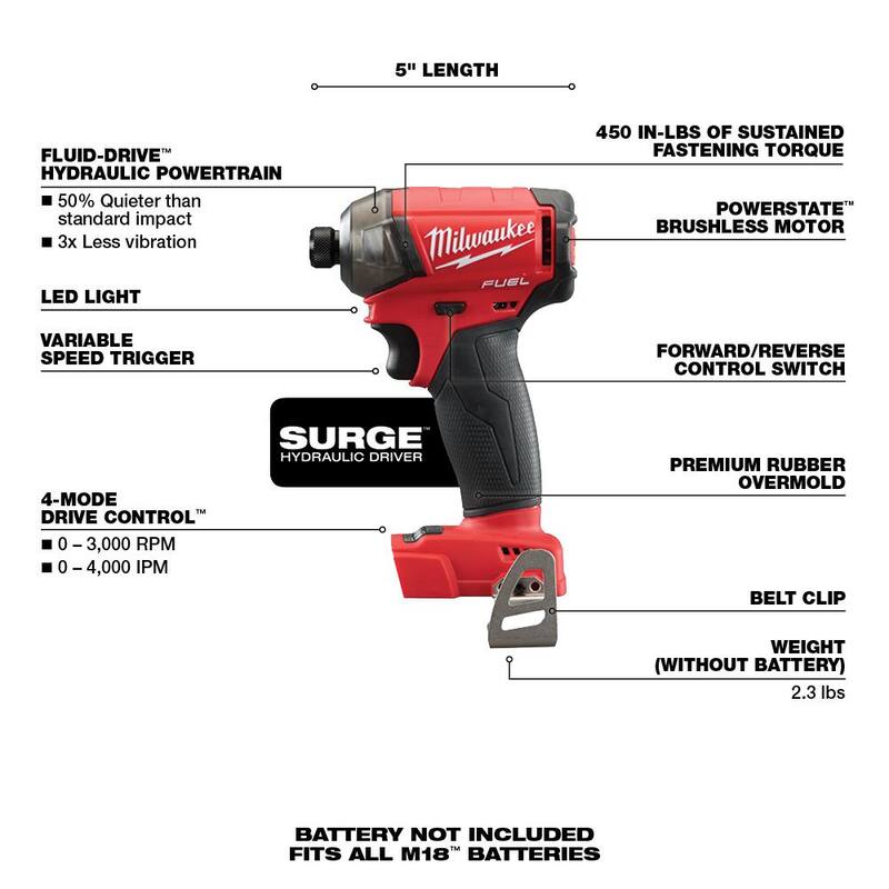 18V Lithium-Ion Brushless Cordless Hammer Drill/Driver with Impact Driver C960310