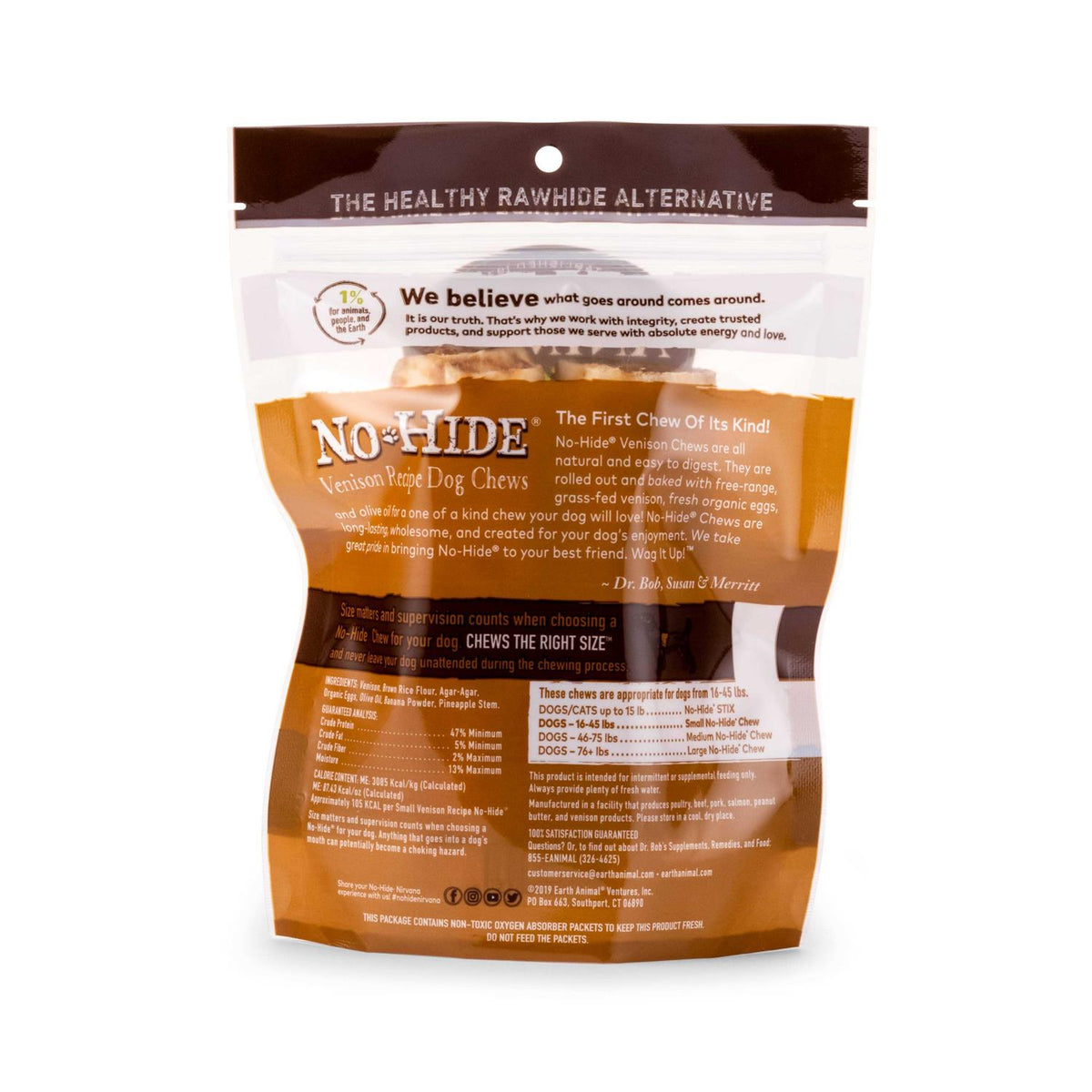 No Hide Venison Pet Supplies F870