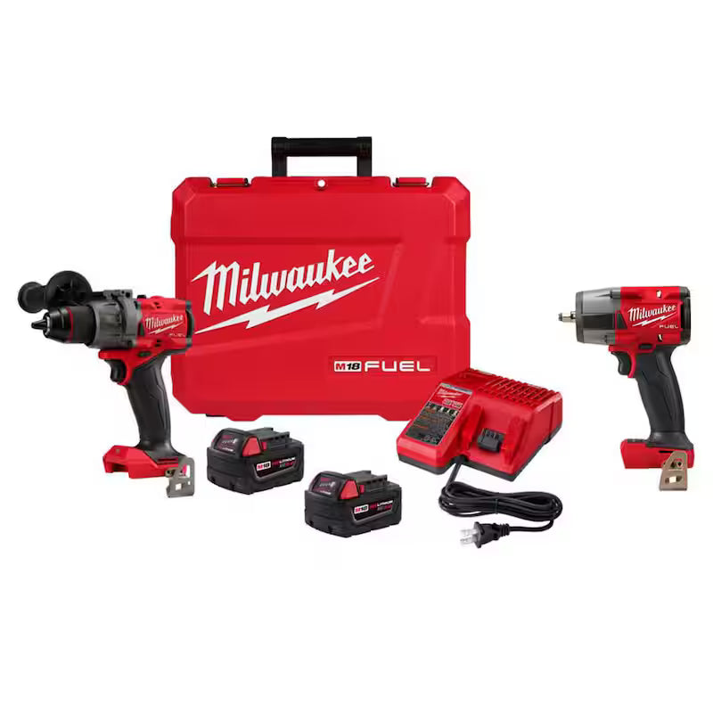 18V Lithium-Ion Brushless Cordless Hammer Drill/Driver with Impact Driver C960310