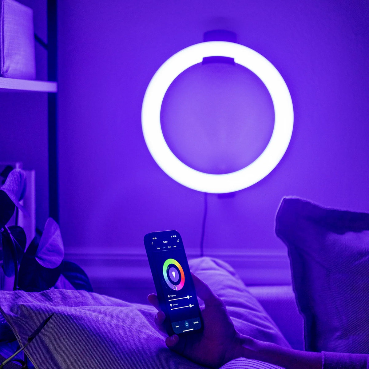 LED Ring Lamp and Vlogging Light Kit with Tripod Stand H942907
