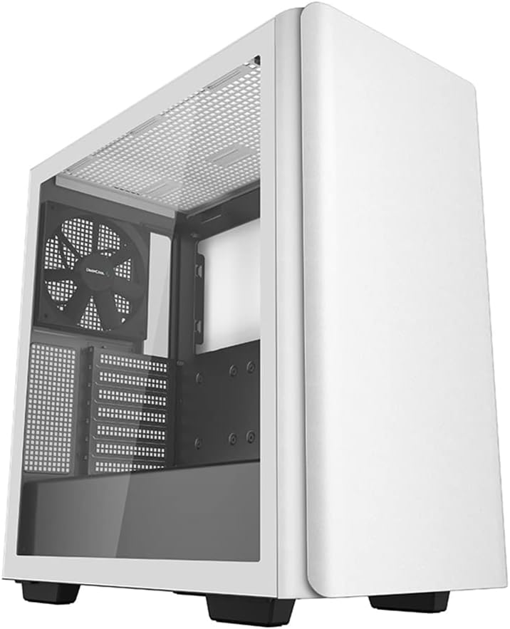 White Mid-Tower ATX Case with 3X 120mm ARGB Fans B65617