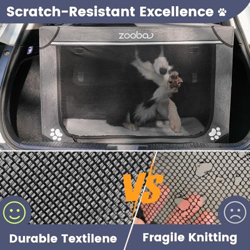 Charcoal Gray Portable Soft Dog Crate with Carry Bag C301079