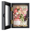 Black 11x11 Shadow Box Frame with Glass Door N22847