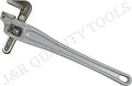 18" Offset Pipe Wrench, 3-1/2" Jaw Capacity, Alloy Steel Jaws, Aluminum Handle, Pack of 2 I943