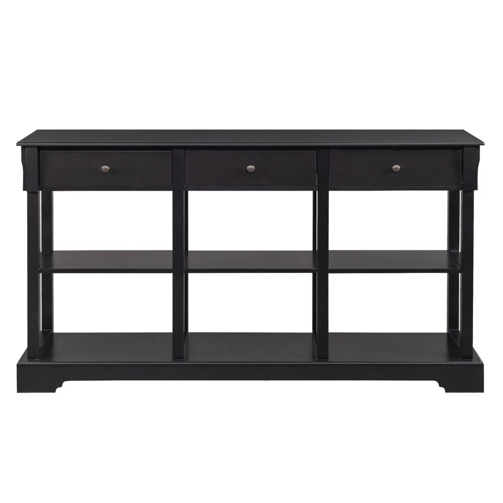 Console Table with Drawers and Shelves D35104