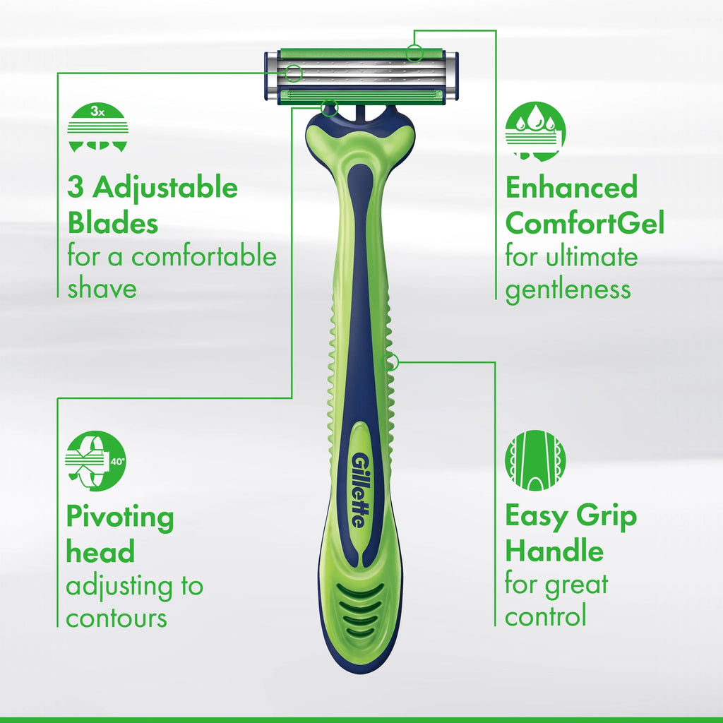 Men's Disposable Razor, 4 Razors V618881