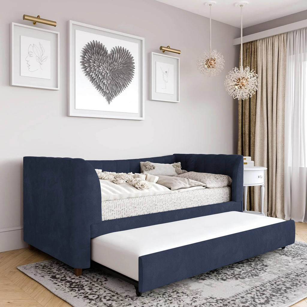 Upholstered Daybed with Trundle L112101