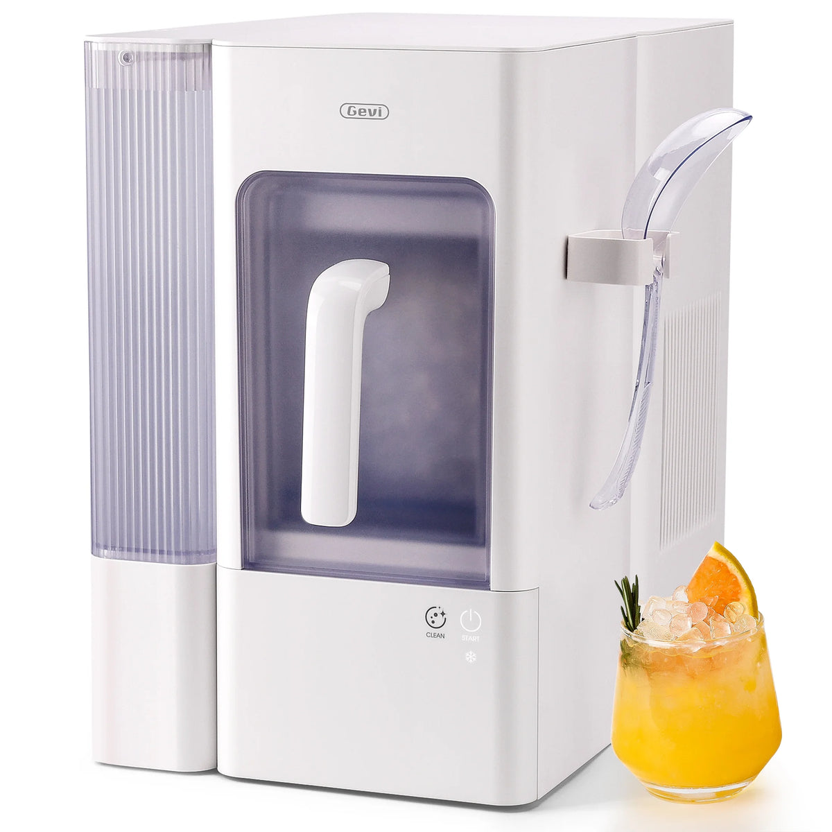 White Countertop Ice Maker with Soft Chewable Ice A532