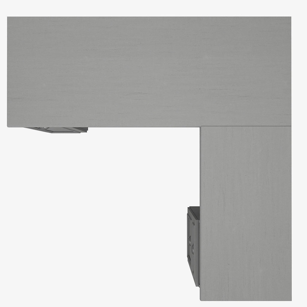 L-Shaped Desk and Storage Cabinet S2565