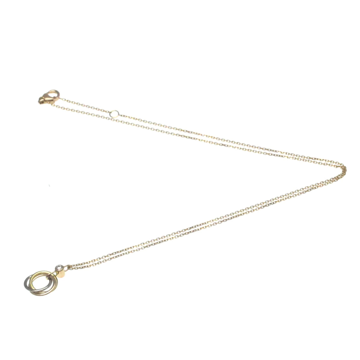 18K Pink Gold, White Gold, Yellow Gold Diamond Pendant Necklace B75535