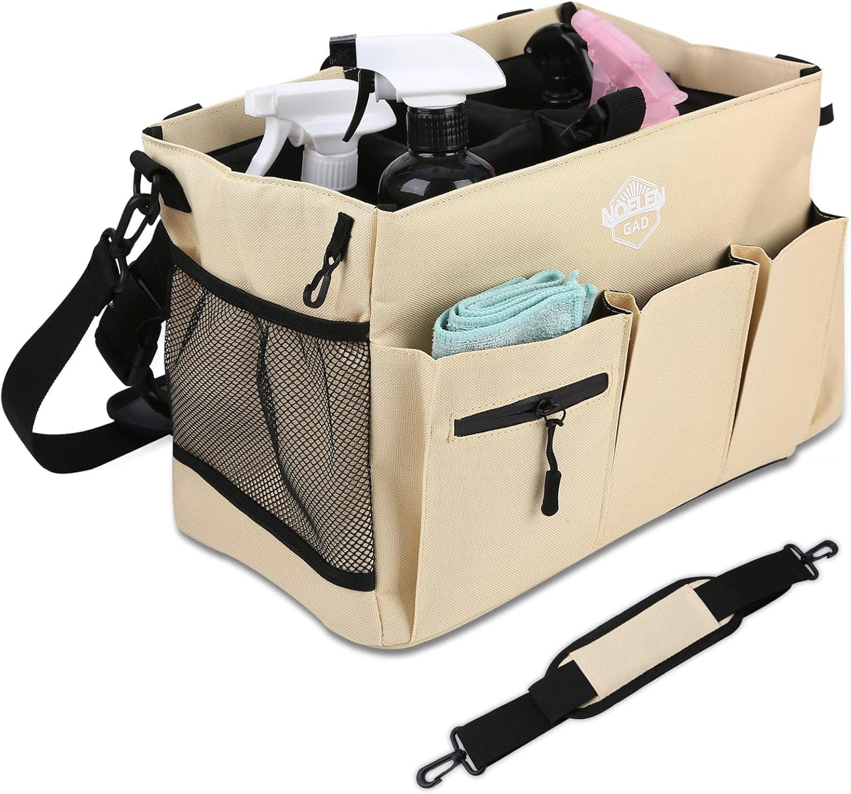 Large Wearable Cleaning Caddy Bags with Handle and Straps P12691