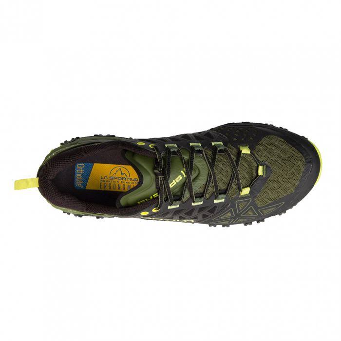 Olive / Neon Trail Running Shoes C447