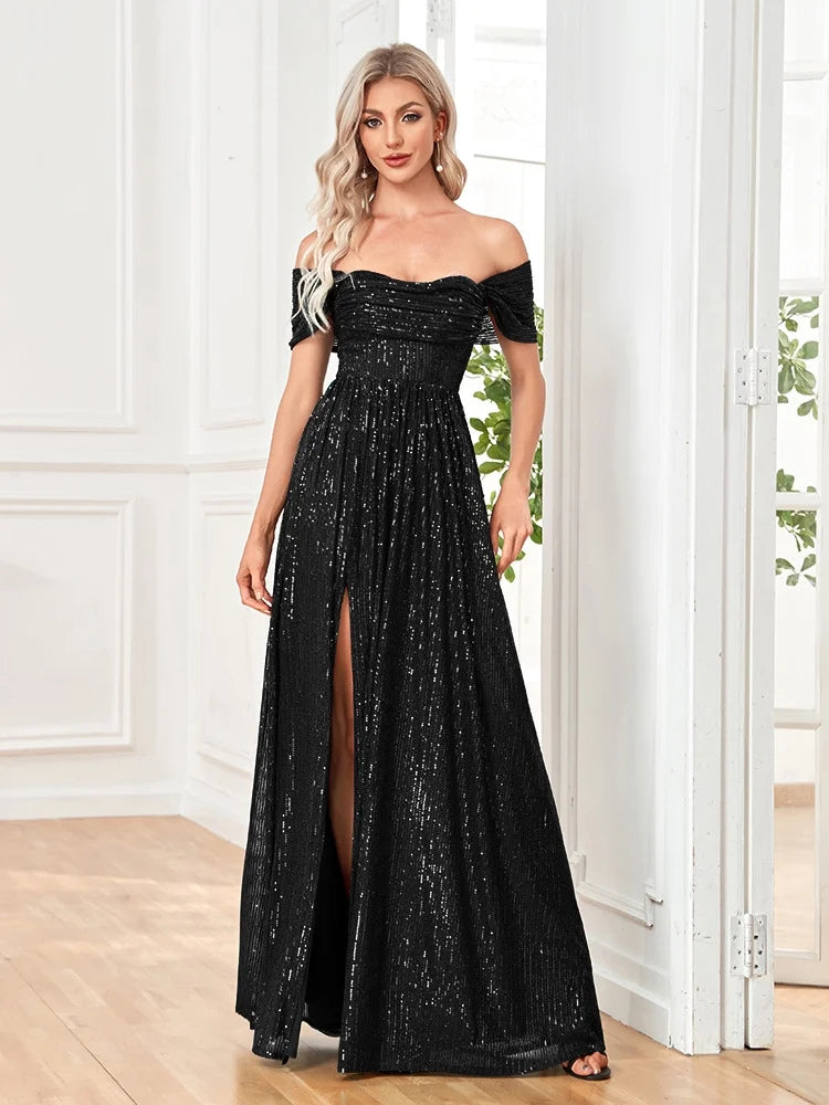 A-line Long Dress M15246