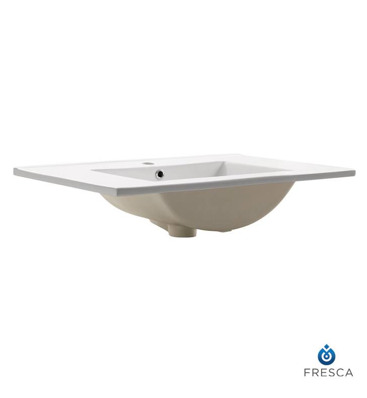 White Integrated Sink and Countertop M818600