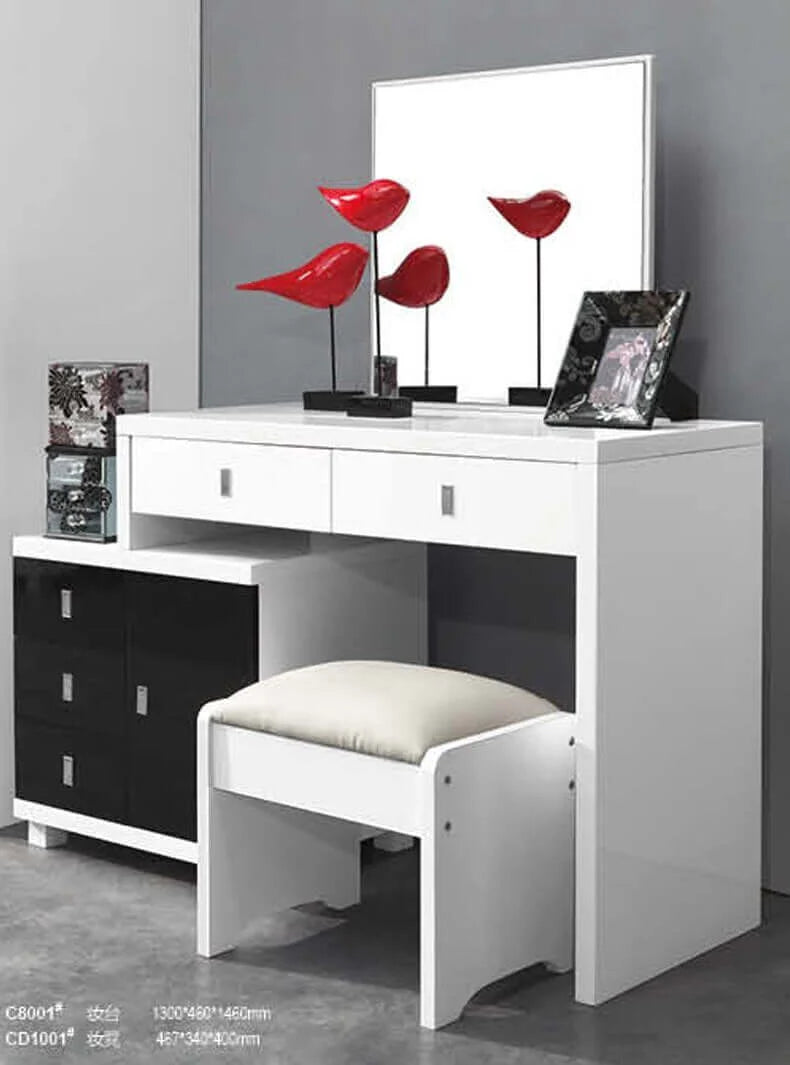 King Size Bed Nightstand Dresser Wardrobe K74520